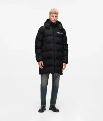 Lång pufferjacka Lång pufferjacka