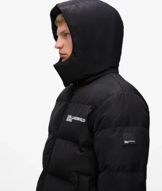 Lång pufferjacka Lång pufferjacka