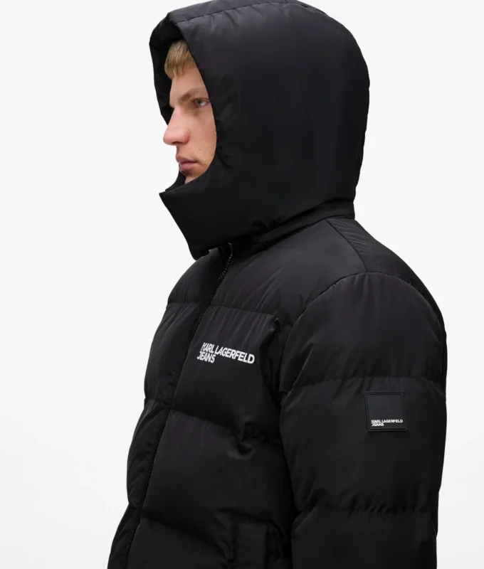Lång pufferjacka Lång pufferjacka