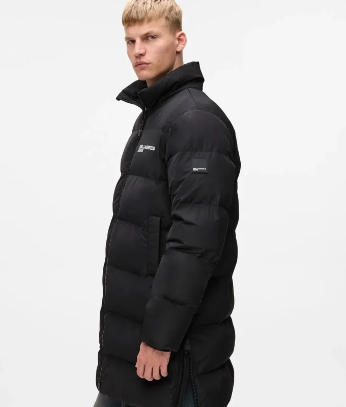 Lång pufferjacka Lång pufferjacka
