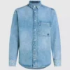Långärmad denimskjorta Långärmad denimskjorta