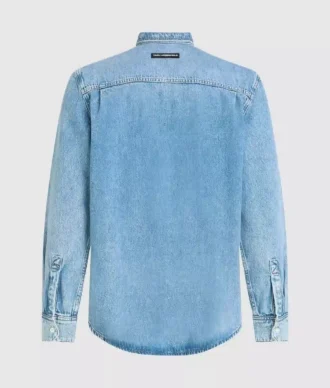 Långärmad denimskjorta Långärmad denimskjorta