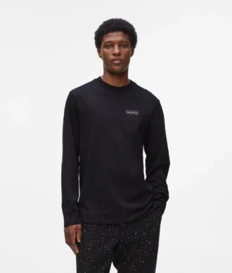 Långärmad T-shirt med logopatch