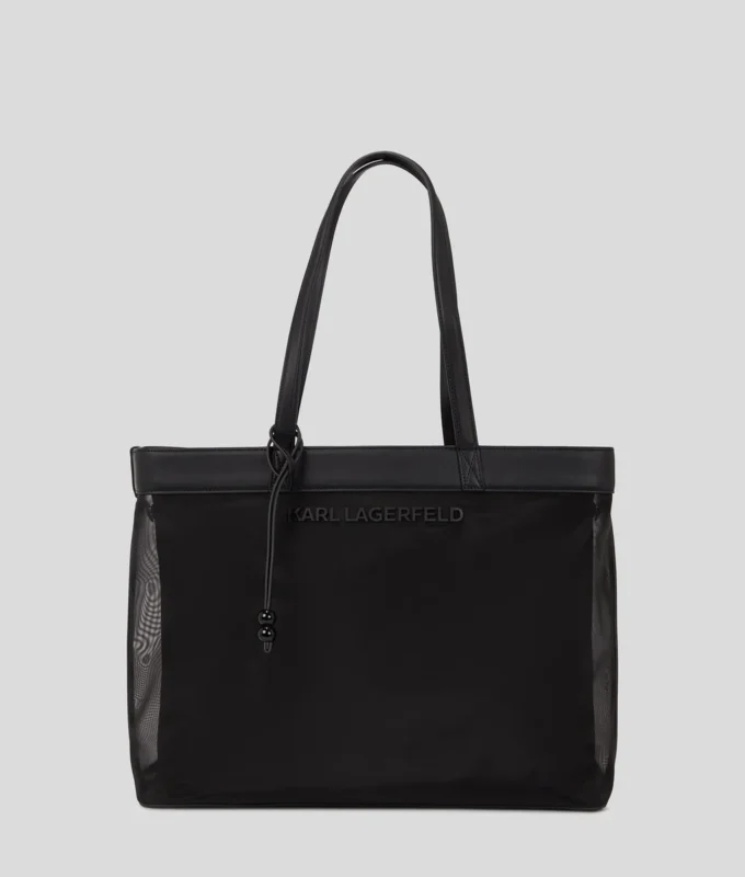 LOGO MESH BEACH TOTE BAG LOGO MESH BEACH TOTE BAG