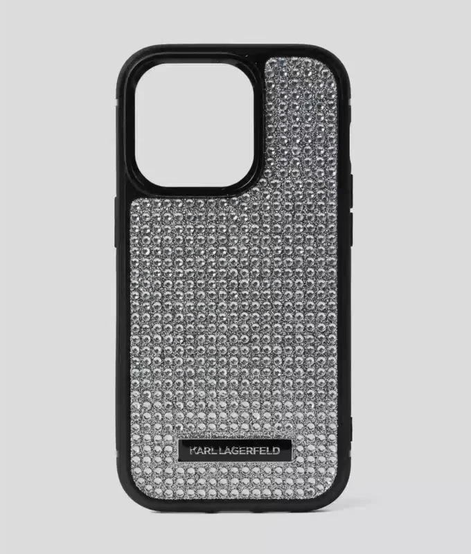 LOGO RHINESTONE IPHONE 16 PRO MAX-FODRAL LOGO RHINESTONE IPHONE 16 PRO MAX-FODRAL
