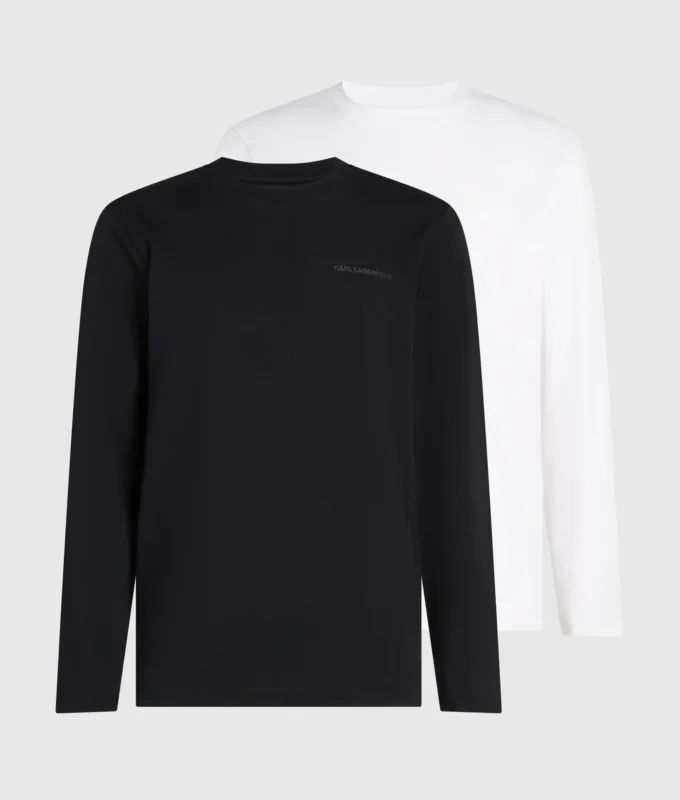 Lounge långärmad T-shirt – 2-pack