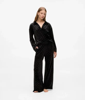 Loungebyxor med monogram