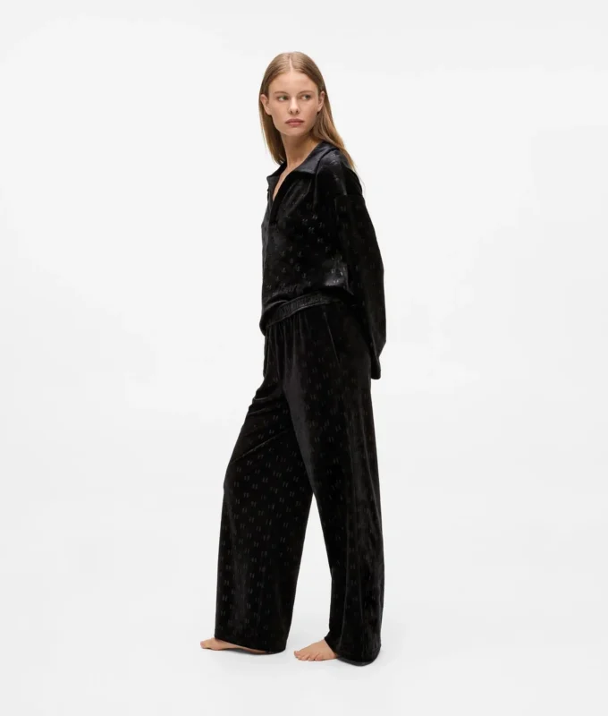 Loungebyxor med monogram