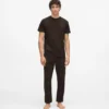 Loungewear-T-shirt med emblem Loungewear-T-shirt med emblem