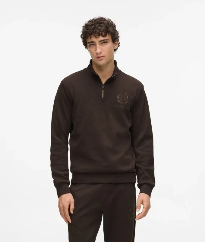 Loungewear-tröja med emblem Loungewear-tröja med emblem