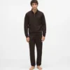 Loungewear-tröja med emblem Loungewear-tröja med emblem