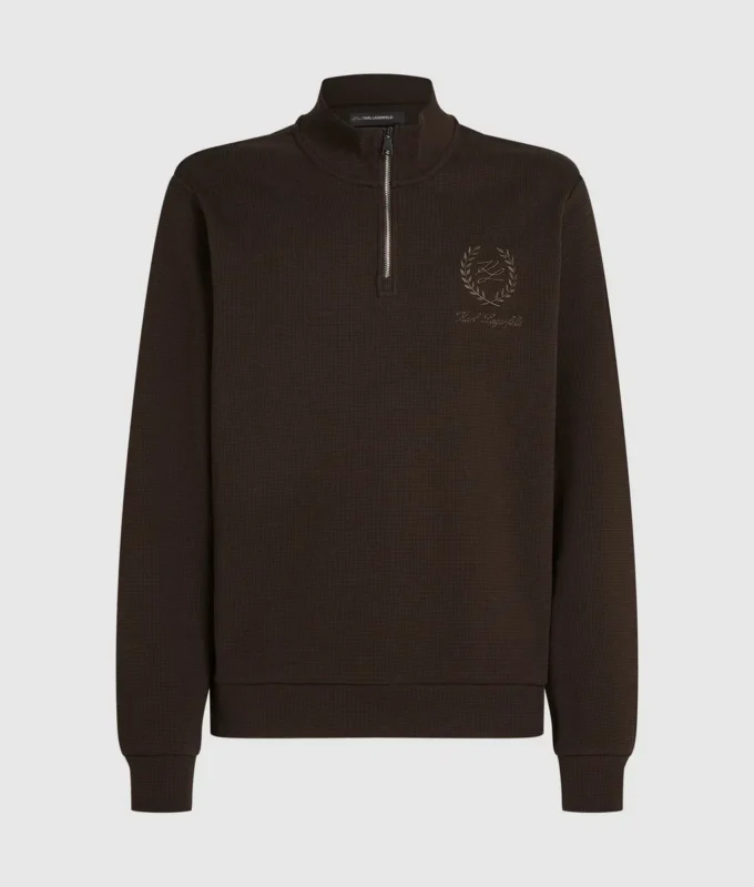 Loungewear-tröja med emblem Loungewear-tröja med emblem