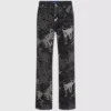 Lösa jeans med målarfärgseffekt