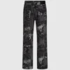 Lösa jeans med målarfärgseffekt