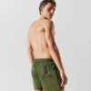 METALLIC LOGO SHORT-LENGTH BOARDSHORTS