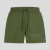 METALLIC LOGO SHORT-LENGTH BOARDSHORTS