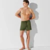 METALLIC LOGO SHORT-LENGTH BOARDSHORTS