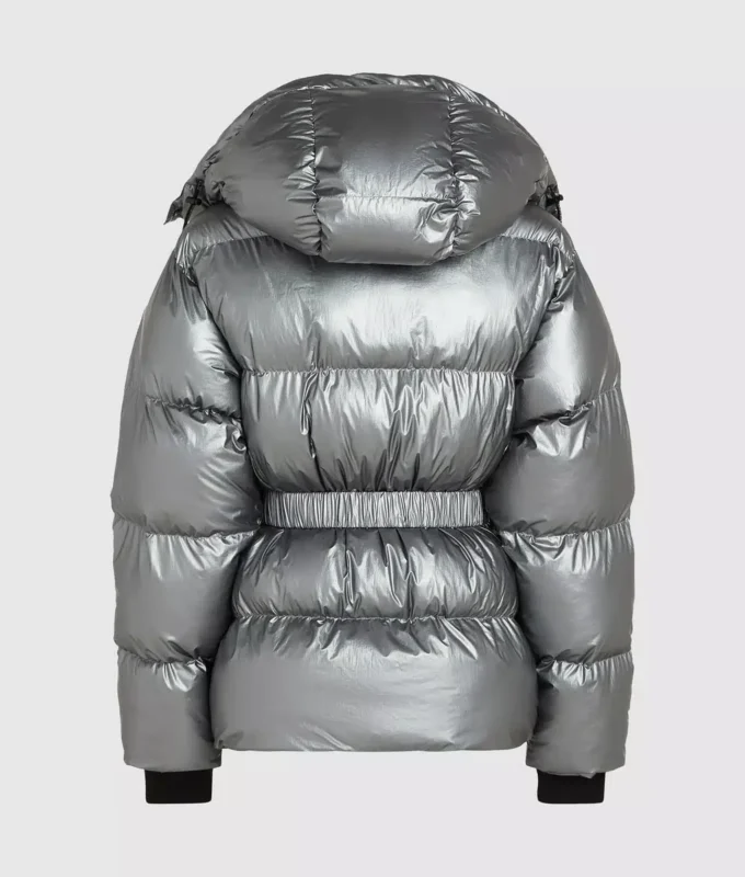 Metallisk pufferjacka Metallisk pufferjacka