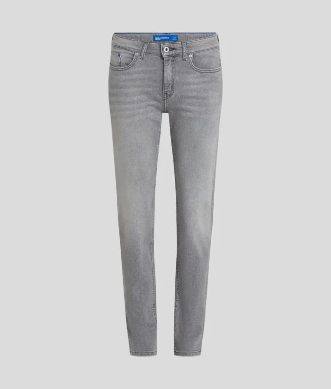 MID-RISE SPLIT-HEM SLIM JEANS MID-RISE SPLIT-HEM SLIM JEANS