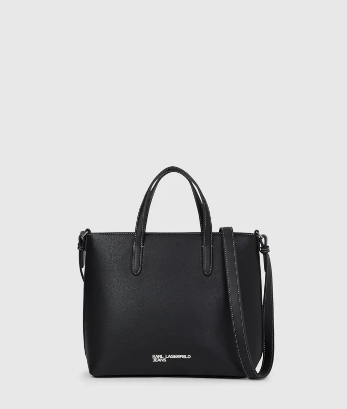 Mini-toteväska med metallogo Mini-toteväska med metallogo