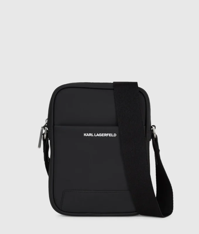 Minimalistisk crossbody-väska med logotyp Minimalistisk crossbody-väska med logotyp