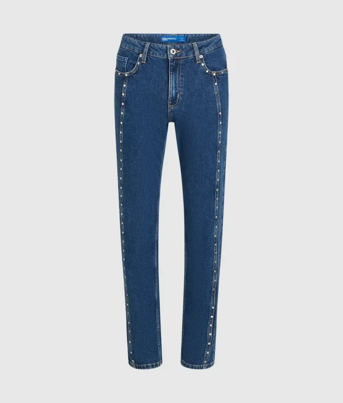Mom jeans med nitar