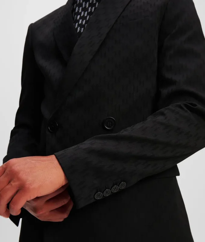 MONOGRAM DOUBLE-BREASTED BLAZER MONOGRAM DOUBLE-BREASTED BLAZER