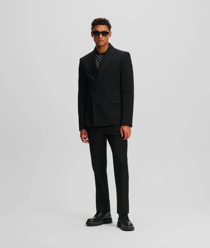 MONOGRAM DOUBLE-BREASTED BLAZER MONOGRAM DOUBLE-BREASTED BLAZER