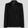 MONOGRAM DOUBLE-BREASTED BLAZER MONOGRAM DOUBLE-BREASTED BLAZER