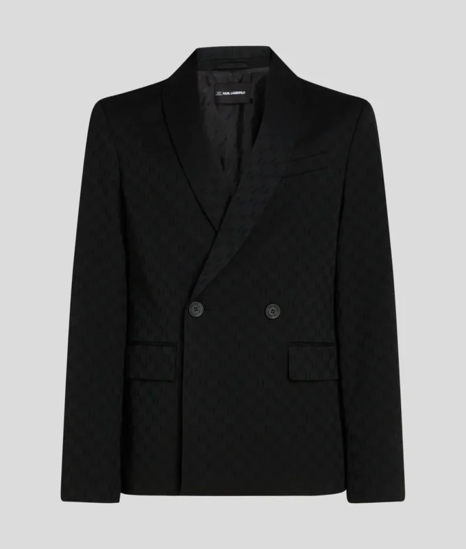 MONOGRAM DOUBLE-BREASTED BLAZER MONOGRAM DOUBLE-BREASTED BLAZER