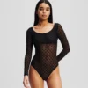 MONOGRAM LÅNGÄRMD MESH-BODY MONOGRAM LÅNGÄRMD MESH-BODY