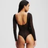 MONOGRAM LÅNGÄRMD MESH-BODY MONOGRAM LÅNGÄRMD MESH-BODY