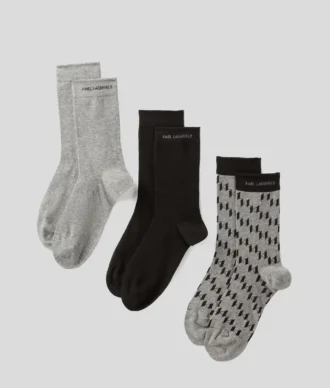 MONOGRAM SOCKS – 3-PACK