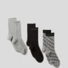 MONOGRAM SOCKS – 3-PACK MONOGRAM SOCKS – 3-PACK