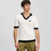 MONOGRAM-STICKAD POLOTRÖJA MONOGRAM-STICKAD POLOTRÖJA