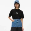 Monogram-T-shirt med normal passform Monogram-T-shirt med normal passform