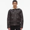 Monogramjacka i shearling Monogramjacka i shearling