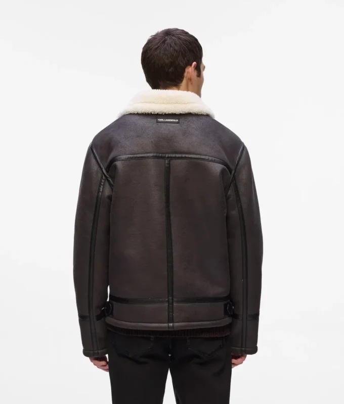 Monogramjacka i shearling Monogramjacka i shearling
