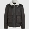 Monogramjacka i shearling Monogramjacka i shearling