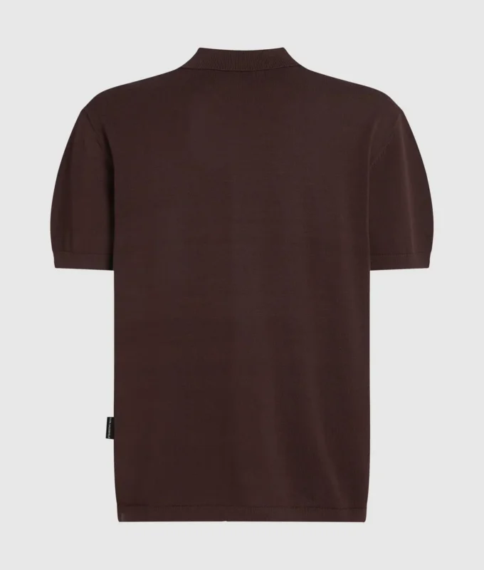 Monogramstickad polotröja