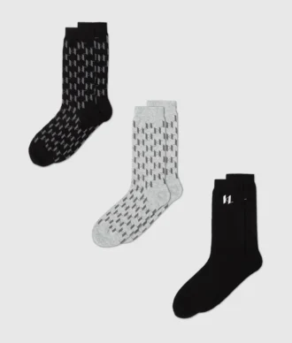 Monogramstrumpor – 3-pack Monogramstrumpor – 3-pack