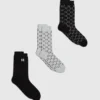 Monogramstrumpor – 3-pack Monogramstrumpor – 3-pack