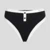 MONOKROMA BIKINITROFFELER MED HÖG MIDJA