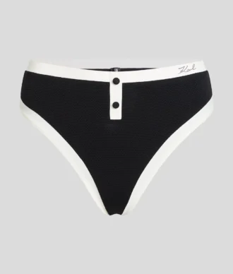 MONOKROMA BIKINITROFFELER MED HÖG MIDJA