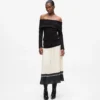 Off-shoulder-tröja