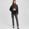 OMBRÉ HIGH-RISE STRAIGHT JEANS