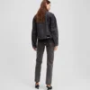 OMBRÉ HIGH-RISE STRAIGHT JEANS