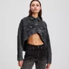 OVERSIZED CROPPED DENIMJACKA
