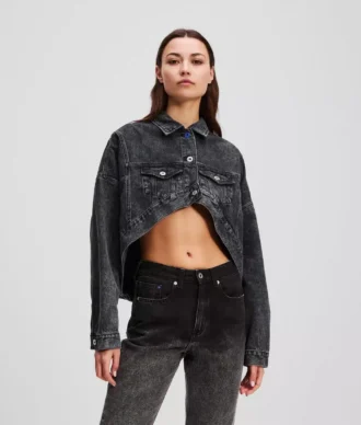 OVERSIZED CROPPED DENIMJACKA OVERSIZED CROPPED DENIMJACKA