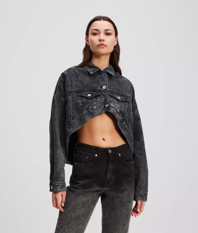 OVERSIZED CROPPED DENIMJACKA